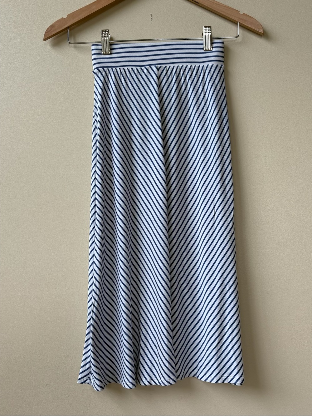 Cherokee - Blue Stripe Maxi Skirt - Girl's Size S (6 / 6x)